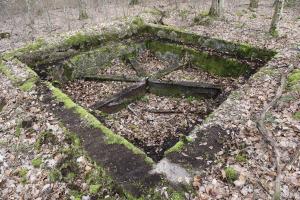 Ligne Maginot - ROHRWALD - (Cuve pour canon) - La cuve pour un canon de 65mm.
