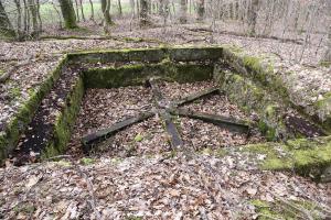 Ligne Maginot - ROHRWALD - (Cuve pour canon) - La cuve pour un canon de 65mm.