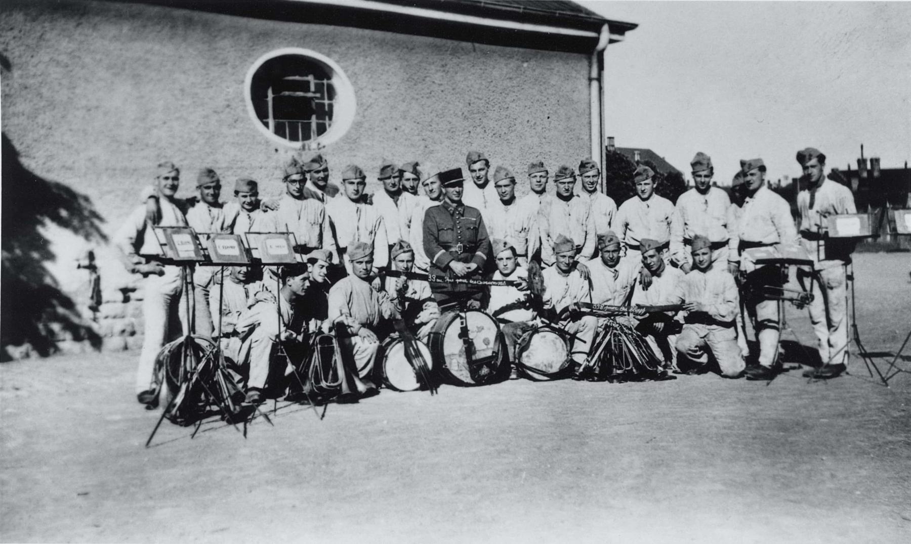 Ligne Maginot - 151° Régiment d'Artillerie de Position (151° RAP) - La fanfare  du 151° RAP 