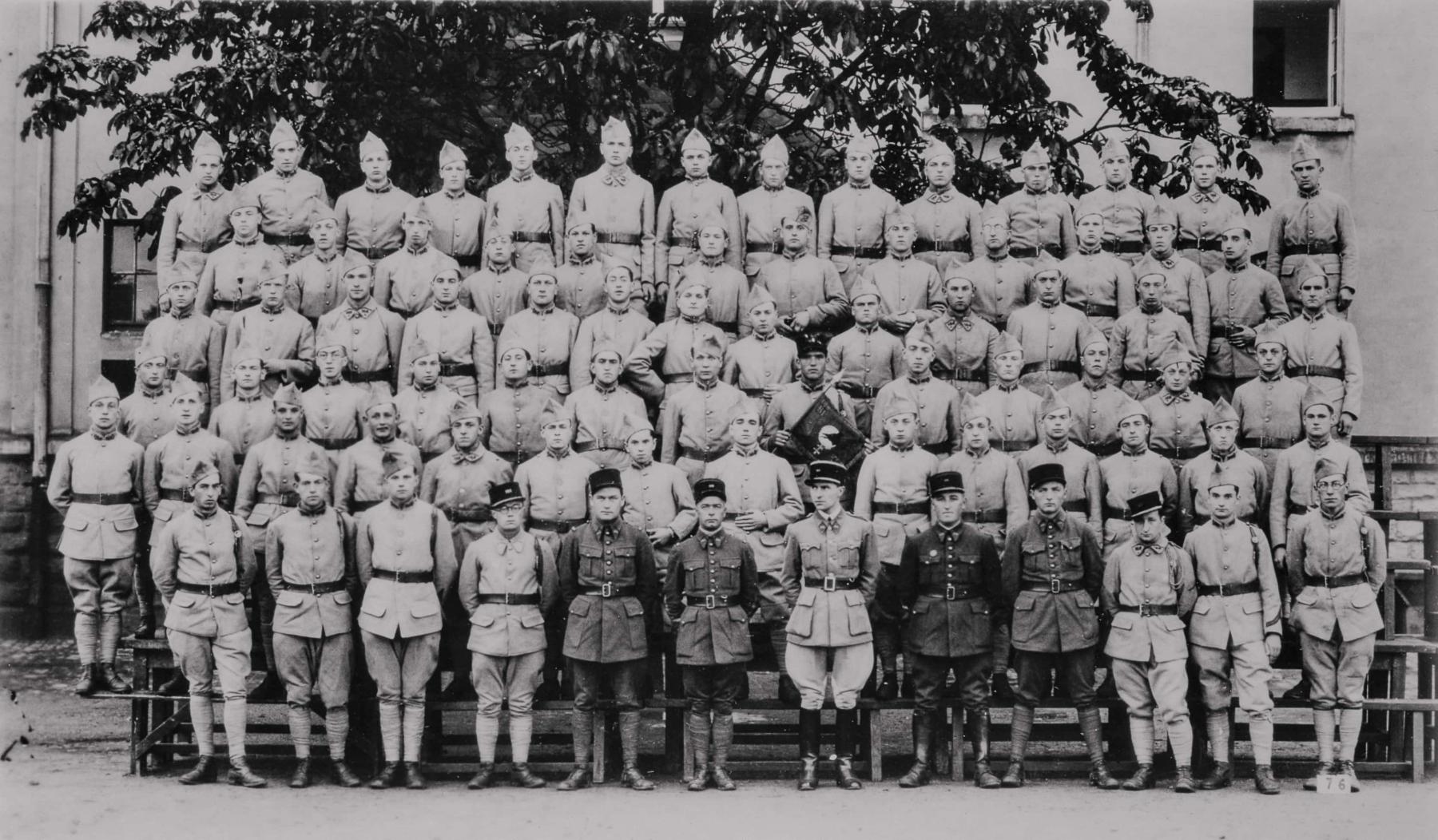 Ligne Maginot - 168° Régiment d'Infanterie de Forteresse (168° RIF) - Une des compagnies du régiment, date non precisée