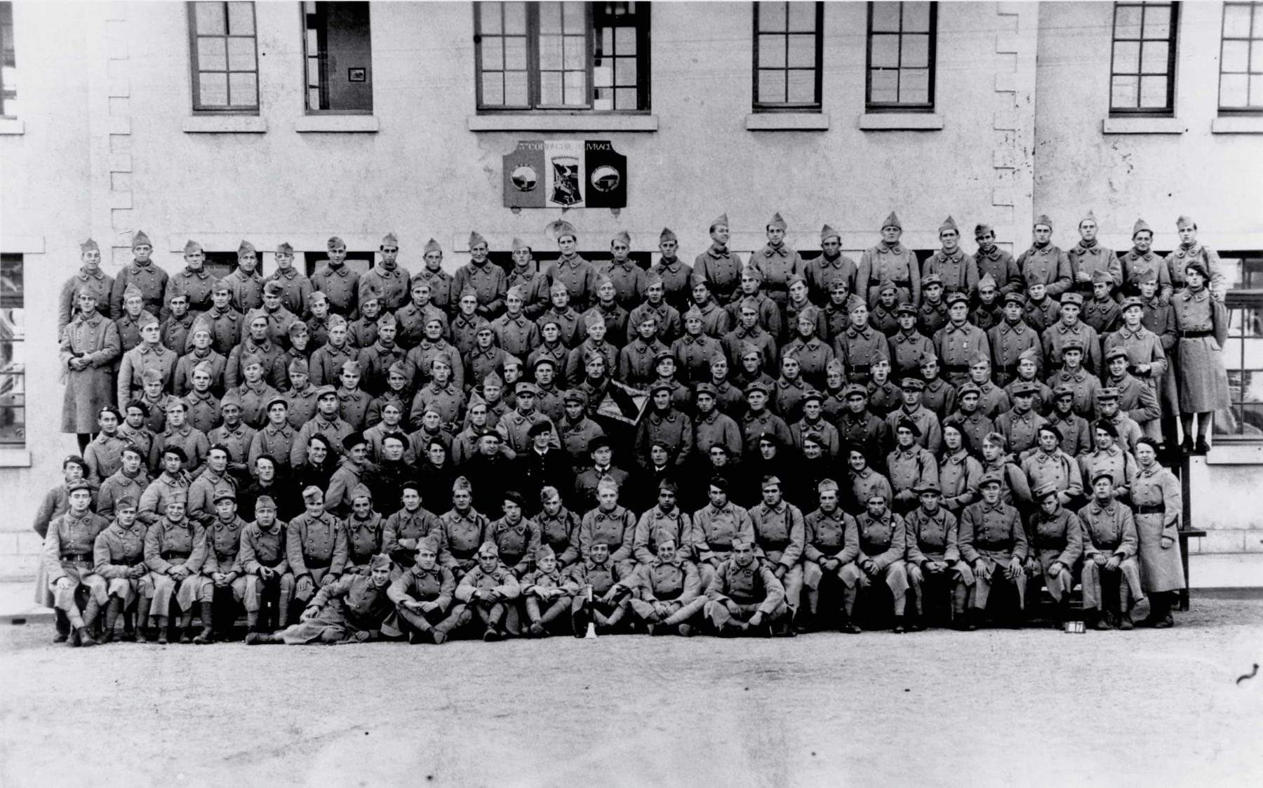 Ligne Maginot - 168° Régiment d'Infanterie de Forteresse (168° RIF) - La 3° CEO du 168° RIF, classe 1938