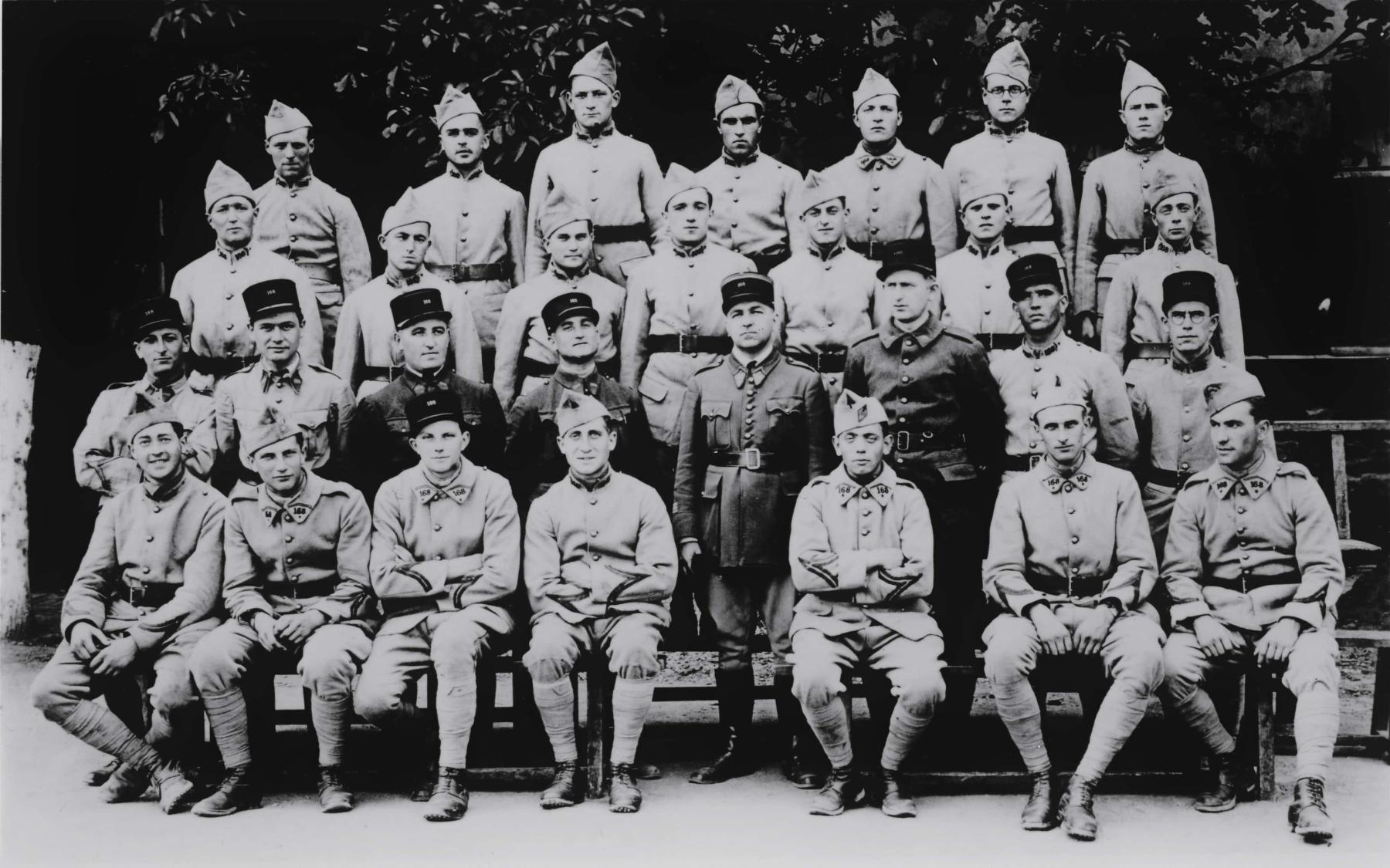 Ligne Maginot - 168° Régiment d'Infanterie de Forteresse (168° RIF) - Hommes du 168° RIF