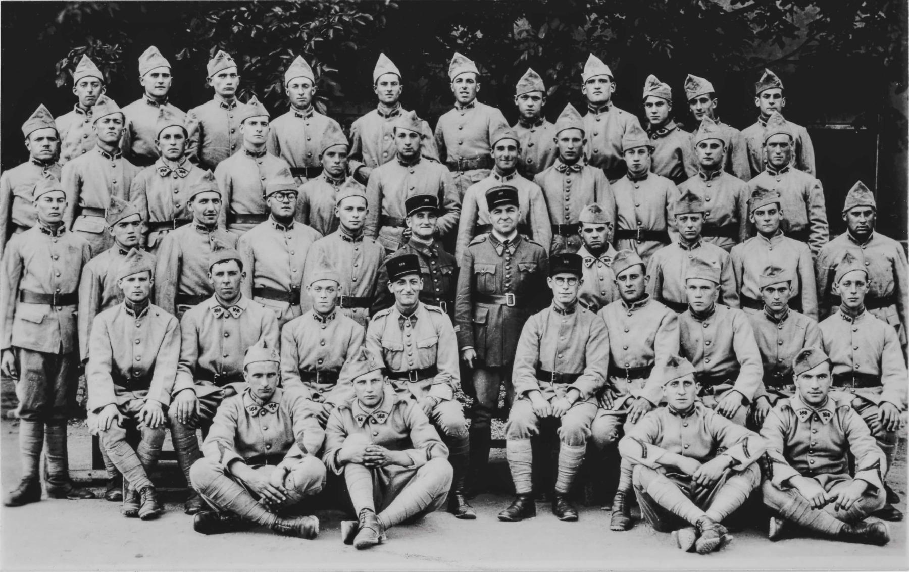 Ligne Maginot - 168° Régiment d'Infanterie de Forteresse (168° RIF) - Hommes du 168° RIF