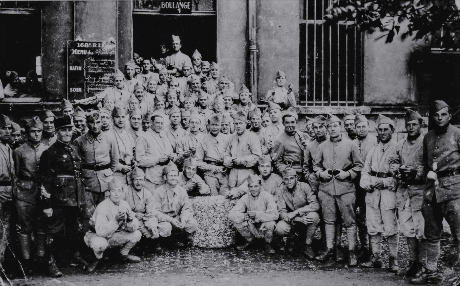 Ligne Maginot - 168° Régiment d'Infanterie de Forteresse (168° RIF) - Hommes du 168° RIF
