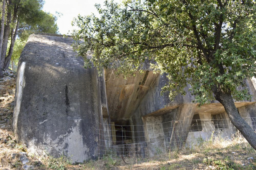 Ligne Maginot - CAP MARTIN - (Ouvrage d'artillerie) - Bloc 2
Façade du bloc