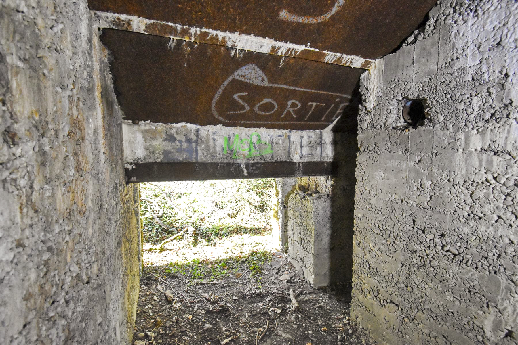 Ligne Maginot - PA DU CARREFOUR 248-1 - (Blockhaus pour canon) - Entrée du matériel - Daniel Froehly