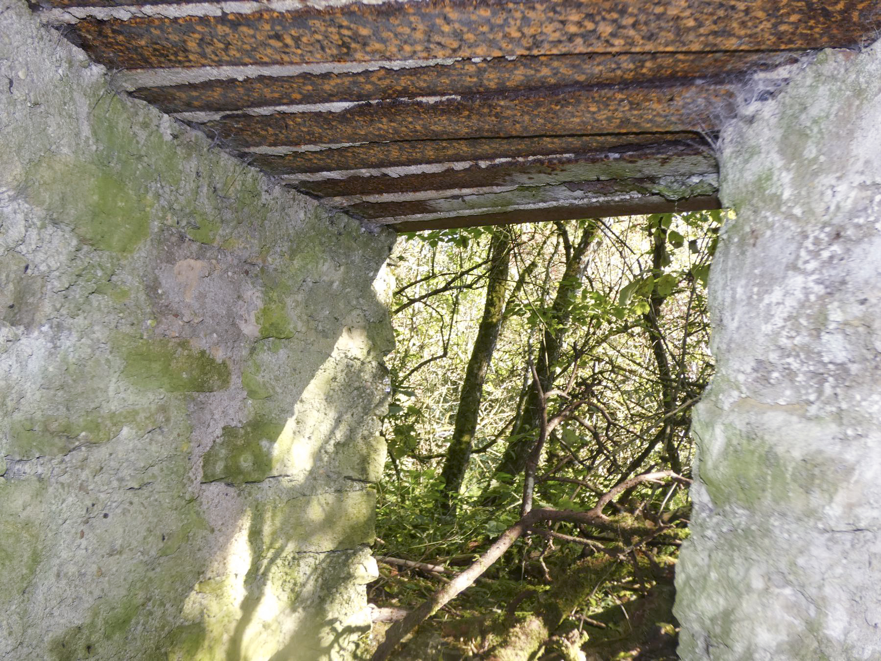 Ligne Maginot - BOMBACHERHOF - FERME BOMBACH (3°BON 166° RIF) - (PC de Quartier) - Bâtiment principal
Le couloir de sortie du second abri en tôle  - Minich jean michel