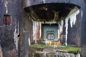 Ligne Maginot - SIMSERHOF - (Ouvrage d'artillerie) - Bloc 1
Créneau de 135