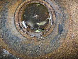 Ligne Maginot - RODIGNIES EST - (Casemate d'infanterie - Double) - Vue interne de la cloche GFM type B