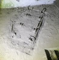 Ligne Maginot - SUD OUEST DE MAULDE - CASEMATE DE 155 - (Casemate d'artillerie) -  Système de fixation pour une des bêches du canon