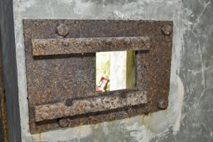 Ligne Maginot - PA DU CARREFOUR 248-4 - (Blockhaus pour arme infanterie) - Le volet du créneau de porte