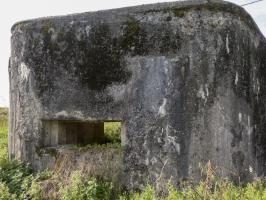 Ligne Maginot - B613 - LA PISSELOTTE - (Blockhaus pour canon) - Un des deux créneaux de mitrailleuse