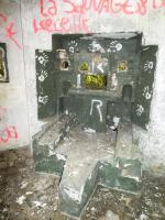 Ligne Maginot - LE CORBEAU - (Blockhaus pour canon) - La trémie opposée