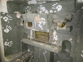 Ligne Maginot - LE CORBEAU - (Blockhaus pour canon) - La trémie opposée