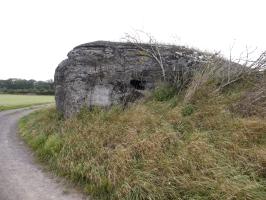 Ligne Maginot - SUD DE BRUILLE - (Blockhaus pour canon) - Créneau 25 AC percé en 1940