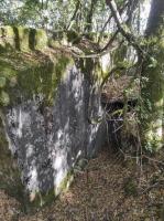 Ligne Maginot - AB313 - ROSSELN 2 - (Blockhaus pour canon) - Guérite d'observation accolée à la casemate. 