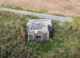 Ligne Maginot - B454 - QUAROUBLE (PDS - PC S/S-QUARTIER ONNAING) - (Abri actif) - Vue de face 