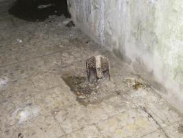 Ligne Maginot - FORT DE MAULDE EST - (Casemate d'artillerie) - Blocage des bêches du canon