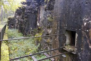 Ligne Maginot - SIMSERHOF - (Ouvrage d'artillerie) - Bloc 5
La sortie de secours au-dessus du fossé diamant