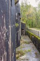 Ligne Maginot - SIMSERHOF - (Ouvrage d'artillerie) - Bloc 6
Fossé diamant couvert par le créneau FM tout au fond
