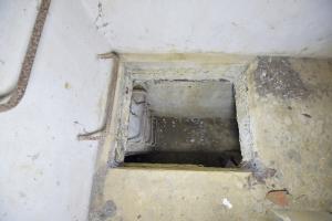 Ligne Maginot - L'ALOUETTE - (Blockhaus pour arme infanterie) - L'accès en puits au bloc actif