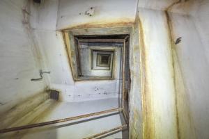 Ligne Maginot - BERSILLIES - (Ouvrage d'infanterie) - La cage d'escalier