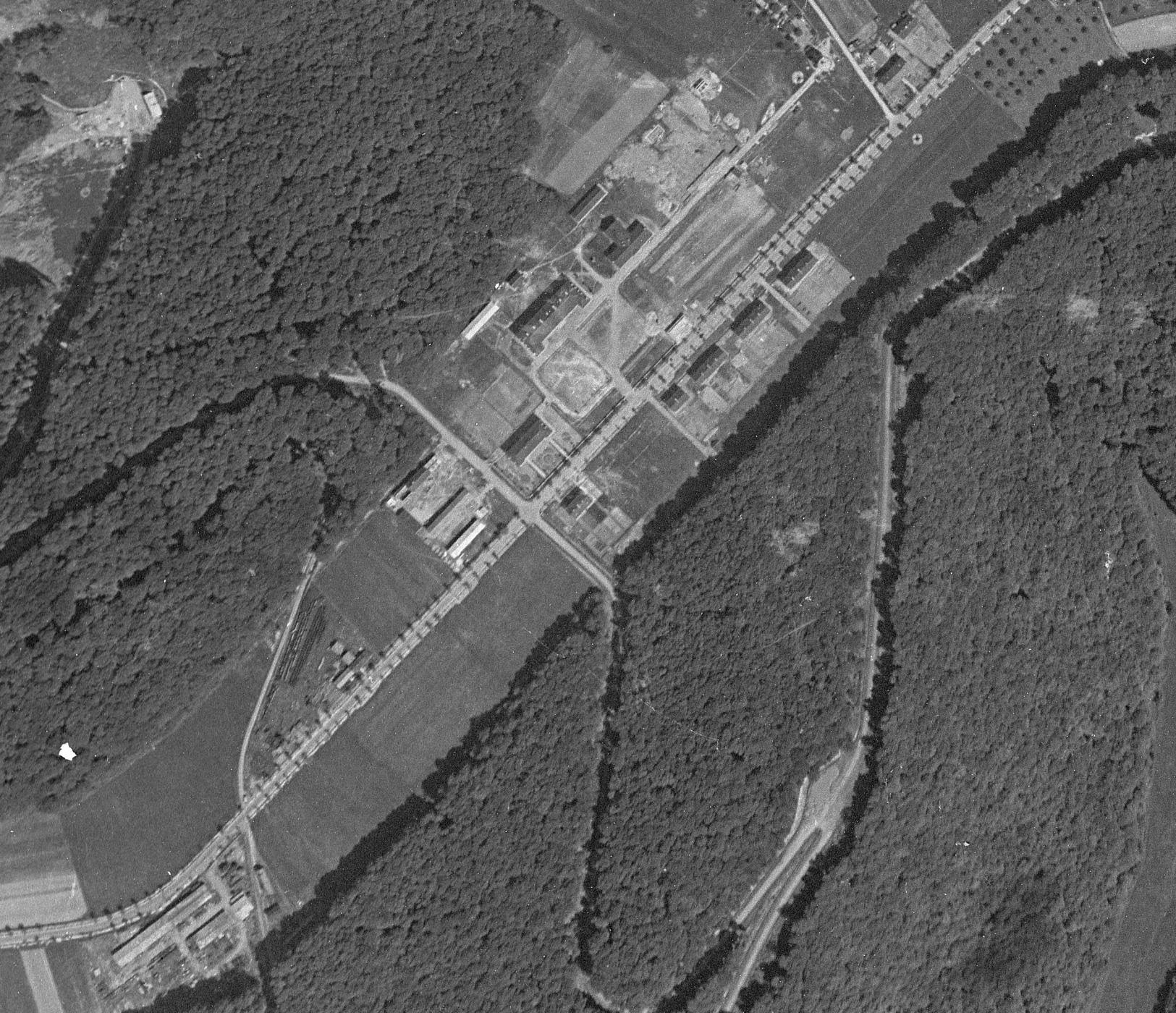 Ligne Maginot - LEGERET - (Camp de sureté) - Le casernement en chantier 