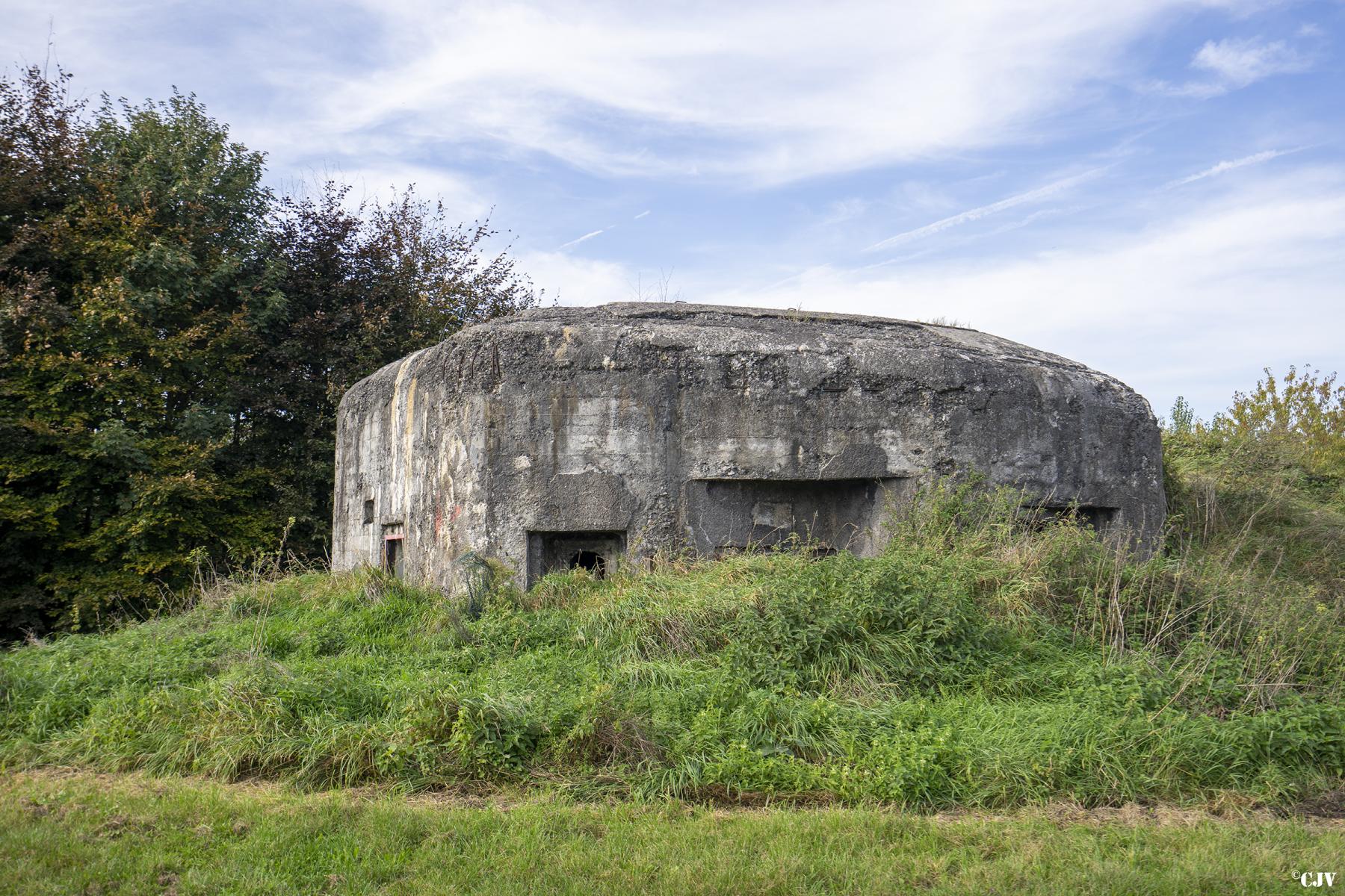 Ligne Maginot - B444 - FOSSE CUVINOT - (Blockhaus pour canon) - L'entrée pour le canon - Lia VERMEULEN