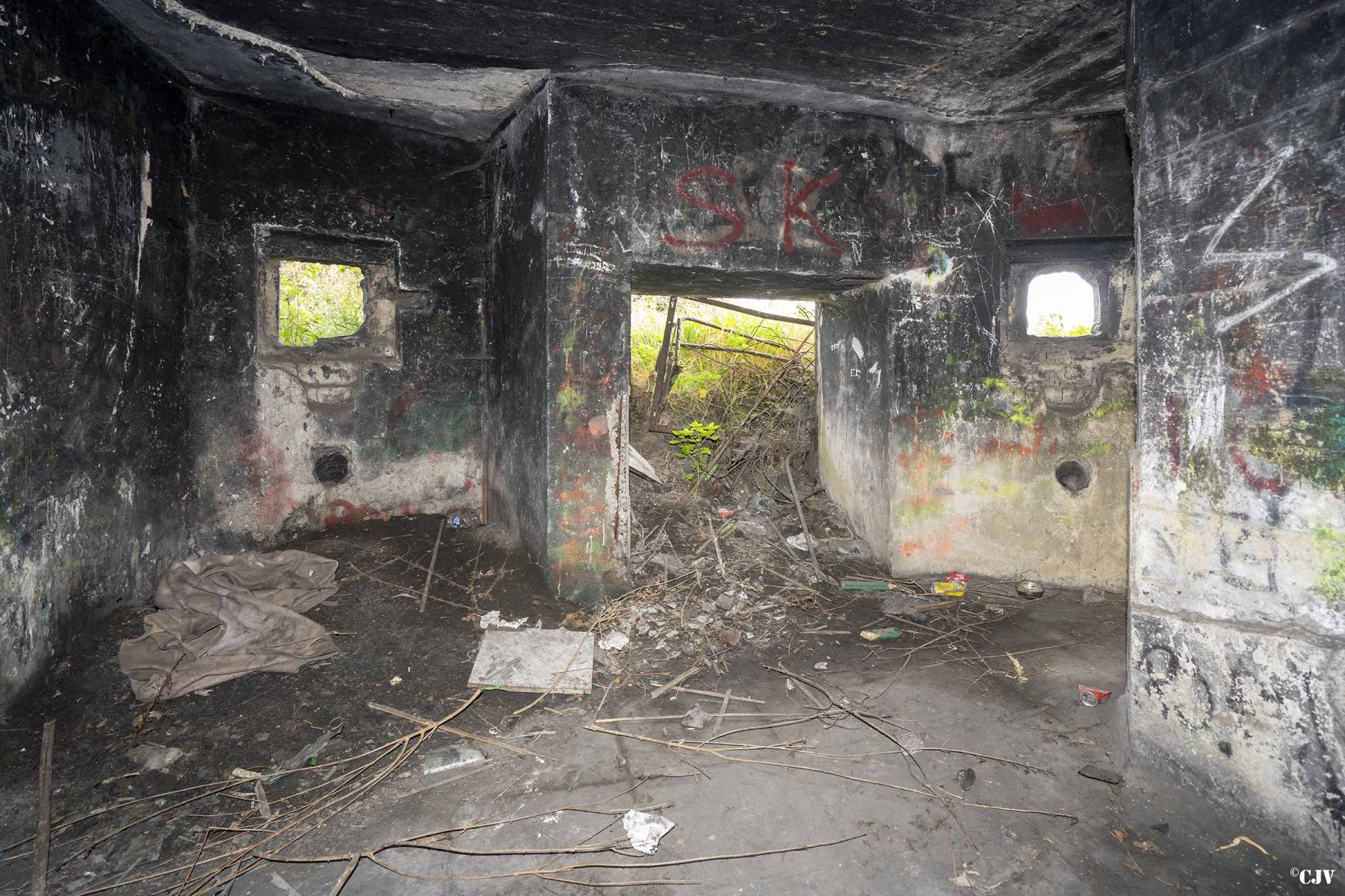 Ligne Maginot - B444 - FOSSE CUVINOT - (Blockhaus pour canon) - L'entrée pour le canon - Lia VERMEULEN