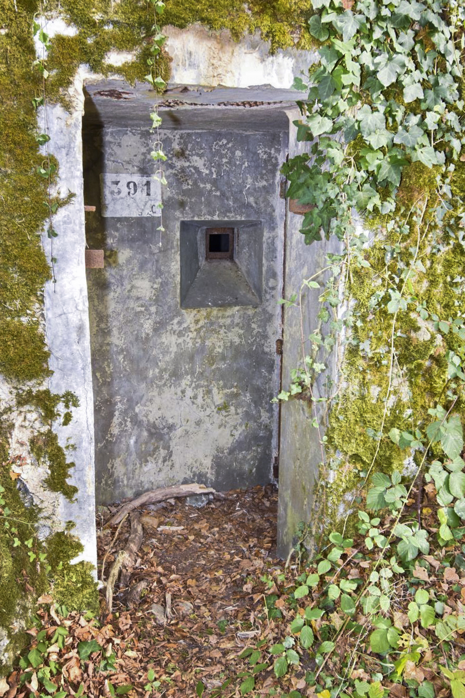 Ligne Maginot - PA DU CARREFOUR 248-4 - (Blockhaus pour arme infanterie) - Entrée avec son créneau de défense - Daniel Froehly