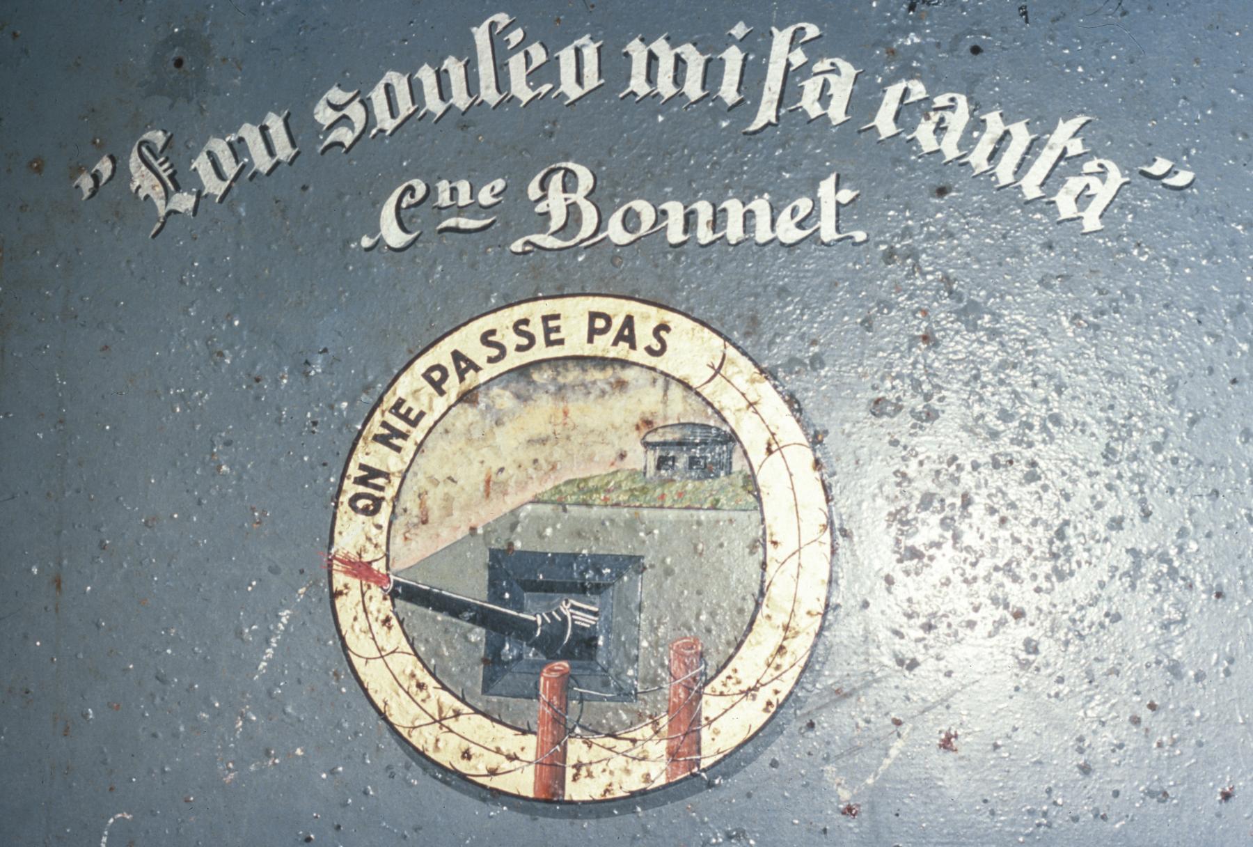 Ligne Maginot - KOBENBUSCH  - A13 - (Ouvrage d'artillerie) - Peintures murales dans l'ouvrage - Michel Truttmann