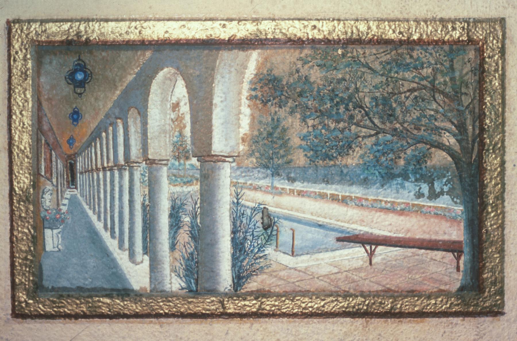 Ligne Maginot - KOBENBUSCH  - A13 - (Ouvrage d'artillerie) - Peintures murales dans l'ouvrage - Michel Truttmann