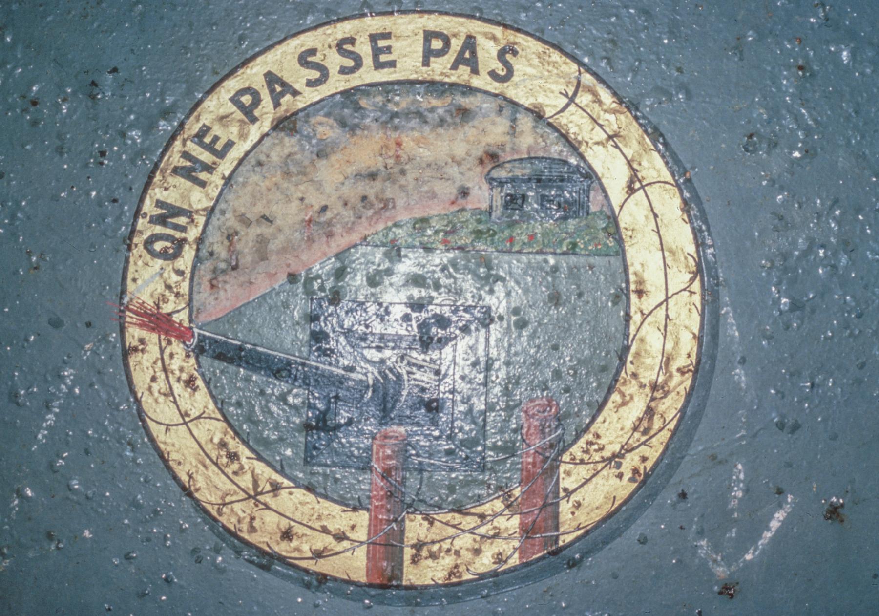 Ligne Maginot - KOBENBUSCH  - A13 - (Ouvrage d'artillerie) - Peintures murales dans l'ouvrage - Michel Truttmann