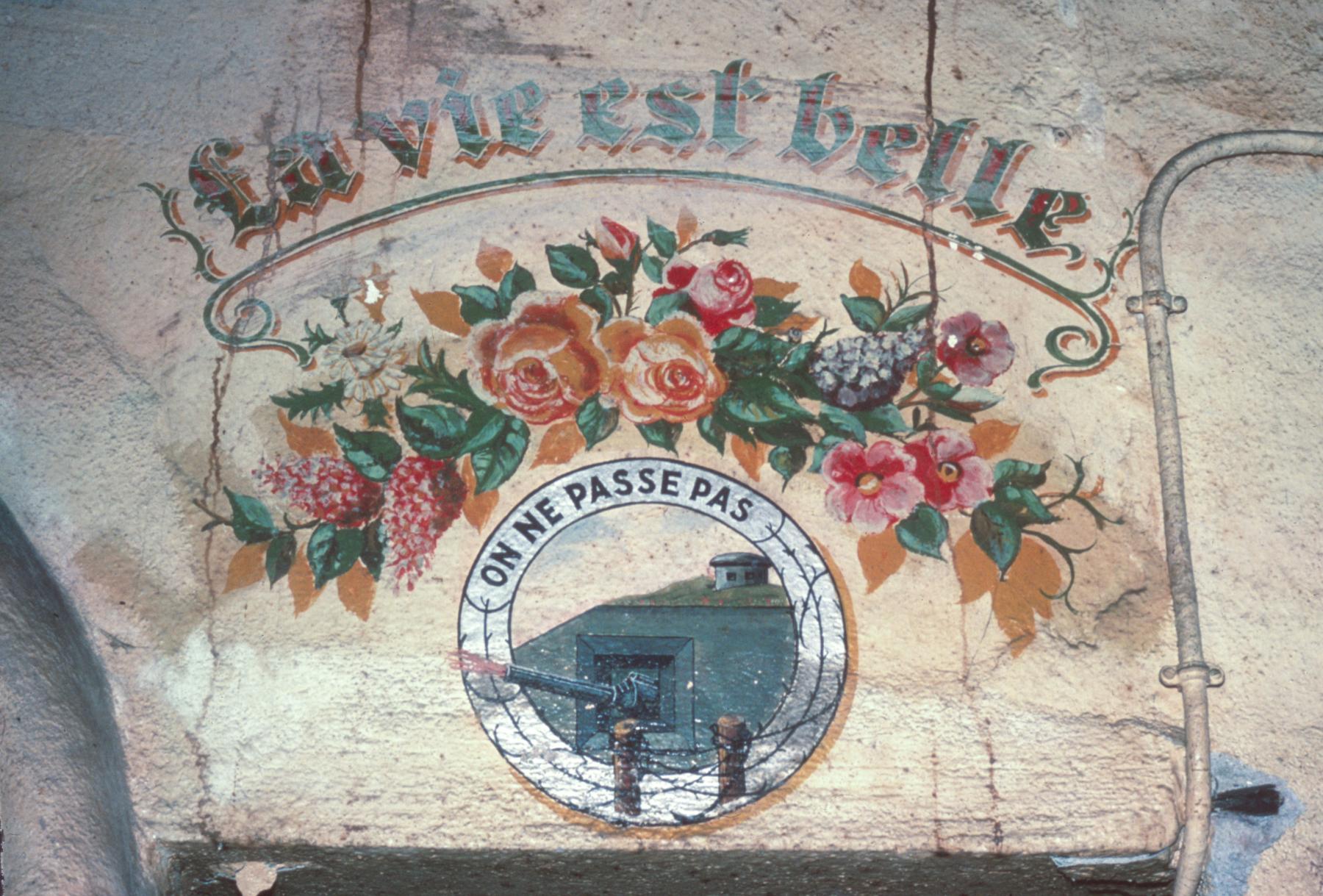 Ligne Maginot - KOBENBUSCH  - A13 - (Ouvrage d'artillerie) - Peintures murales dans l'ouvrage - Michel Truttmann