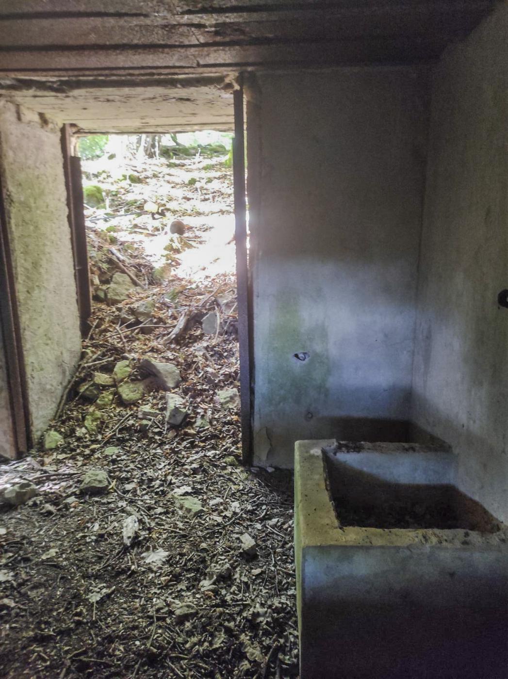 Ligne Maginot - AB313 - ROSSELN 2 - (Blockhaus pour canon) - Vue de l'entrée depuis l'intérieur. - BlackMamba73