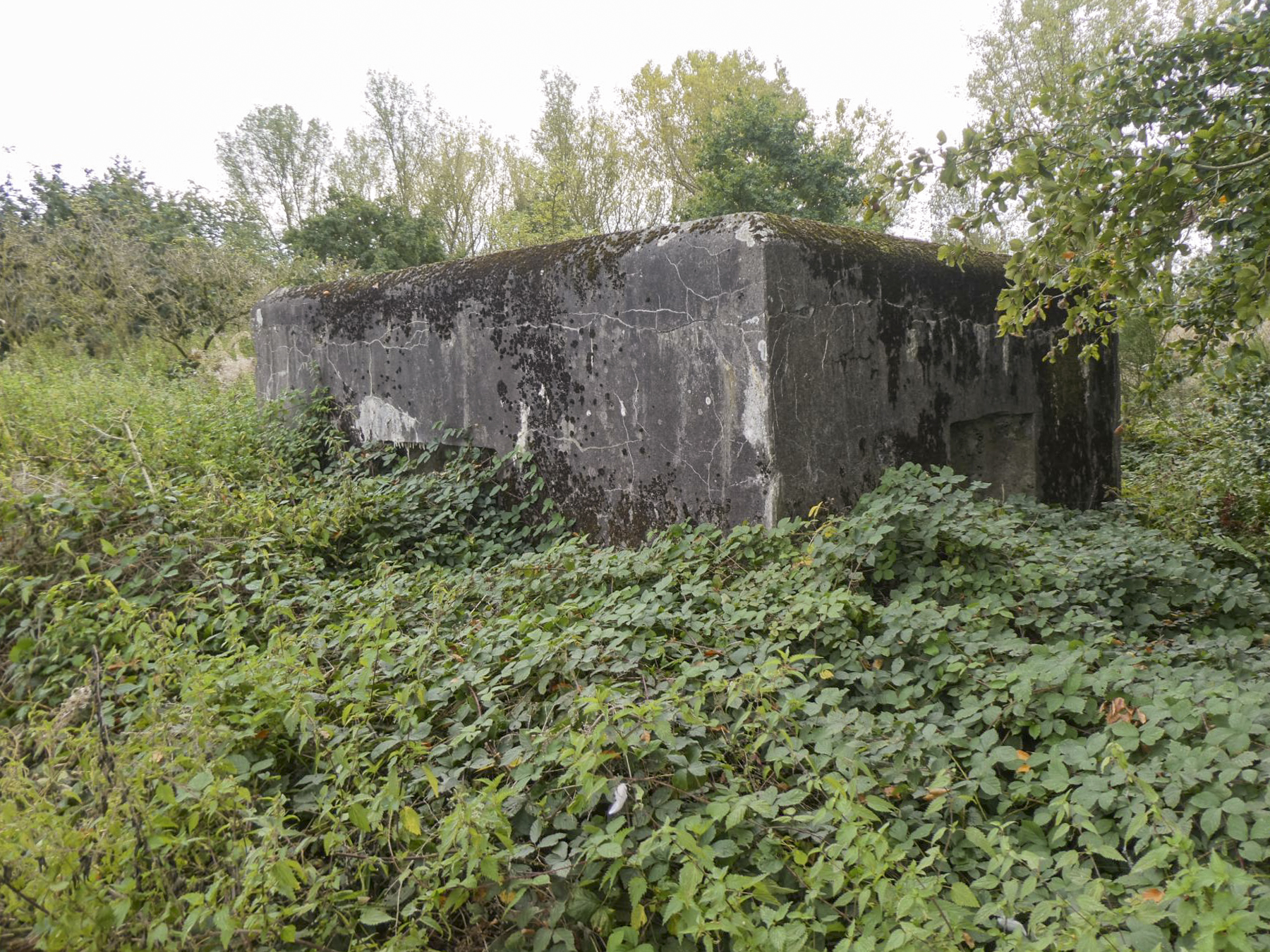 Ligne Maginot - B379 - CARRIERE (PDS) - (Abri actif) - Le bloc avec à droite ce qui semble être une entrée - ELLENA Daniel - CUNY Philippe