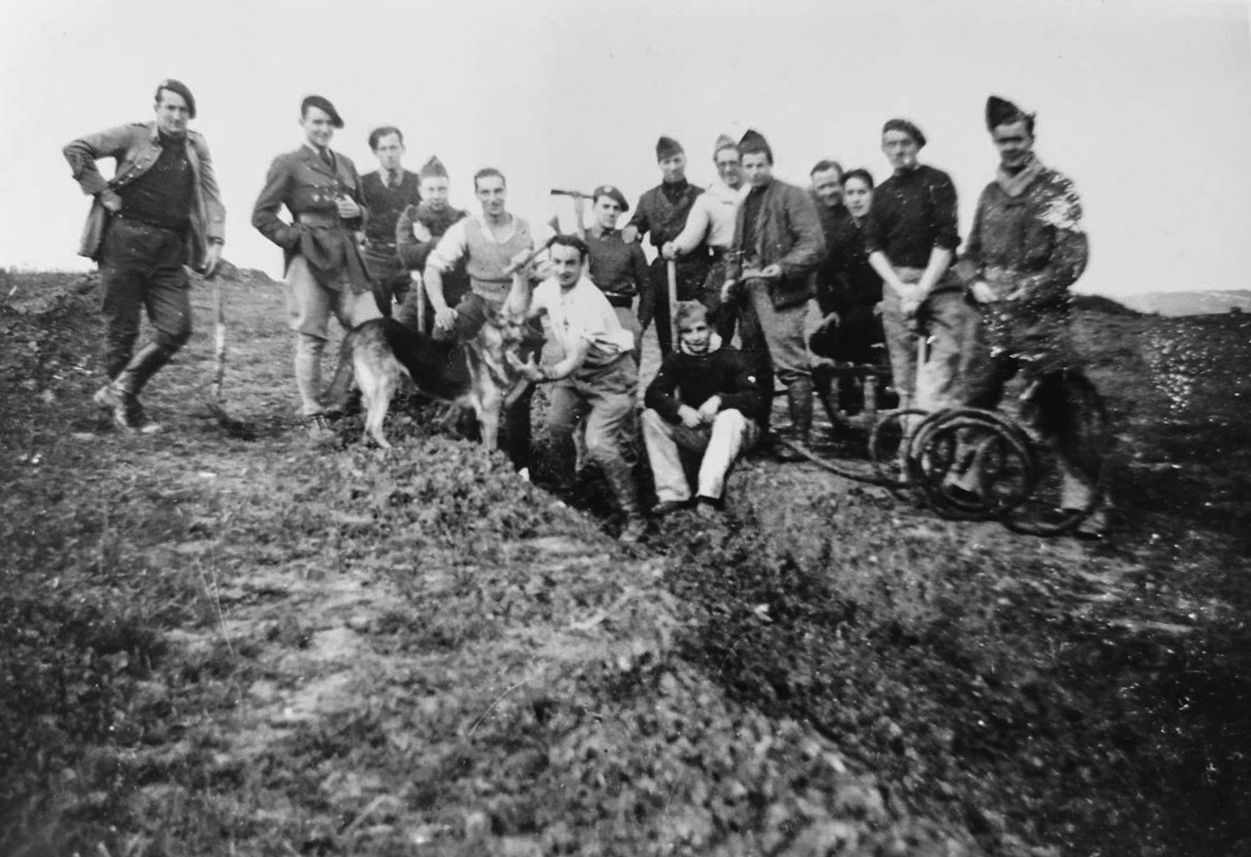 Ligne Maginot - HETTANGE GRANDE - O9 - (Observatoire d'artillerie) - Travaux réalisés par l'équipage de l'observatoire O9 d'HETTANGE-GRANDE 1939/40 - Inconnu