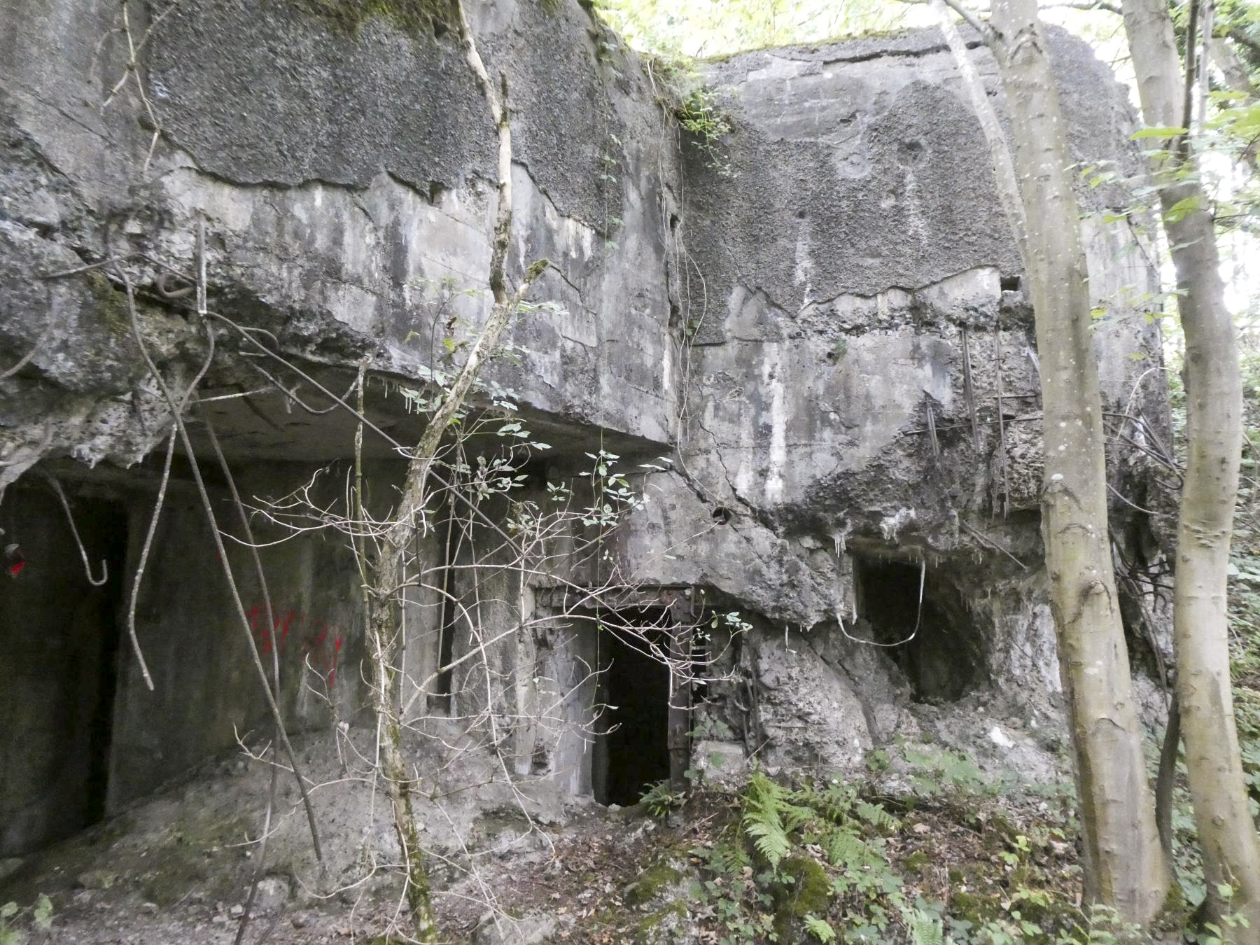 Ligne Maginot - FORT DE MAULDE OUEST - (Casemate d'artillerie) - Entrée des hommes - ELLENA Daniel - CUNY Philippe