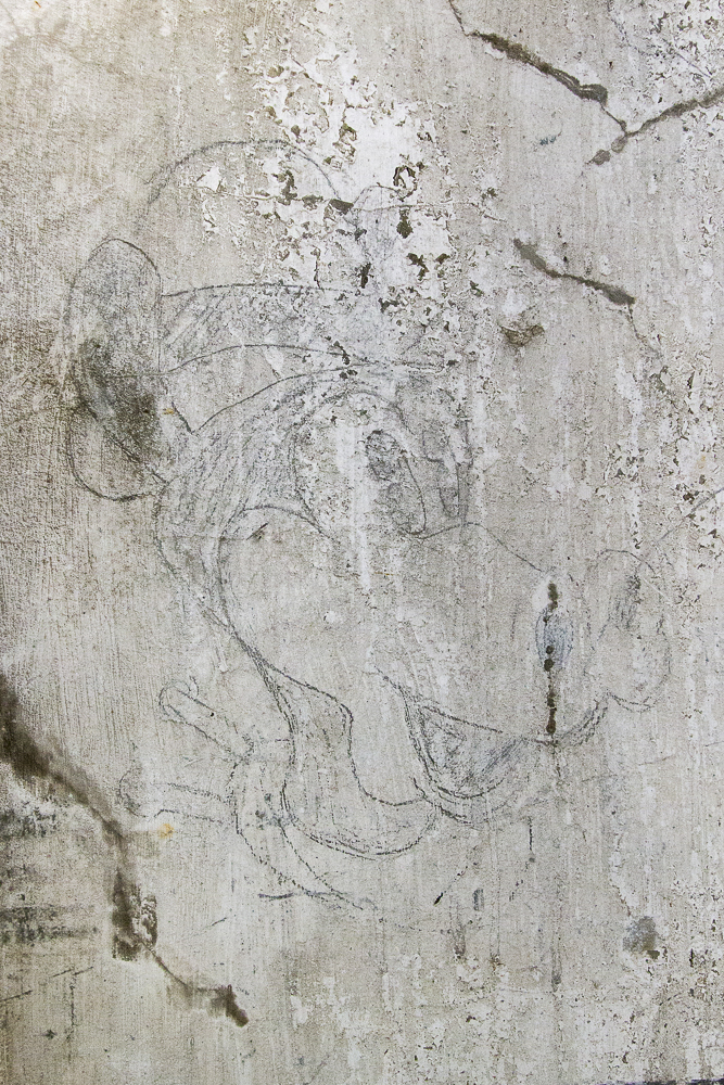 Ligne Maginot - SIMSERHOF - (Ouvrage d'artillerie) - Bloc 6
Graffiti sur un mur - Michel Teiten