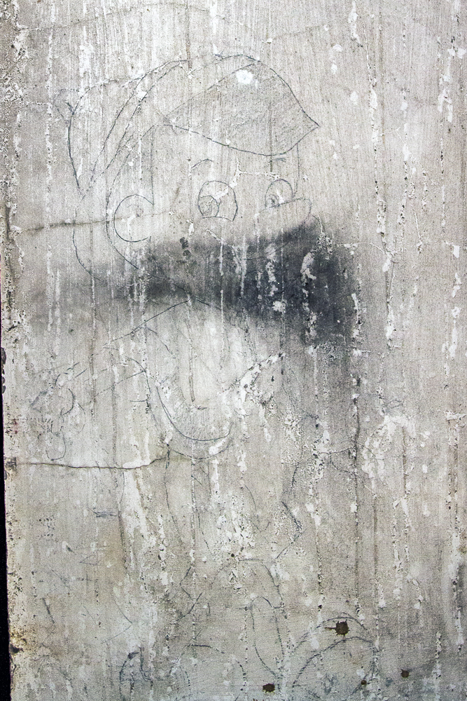 Ligne Maginot - SIMSERHOF - (Ouvrage d'artillerie) - Bloc 6
Graffiti sur un mur - Michel Teiten