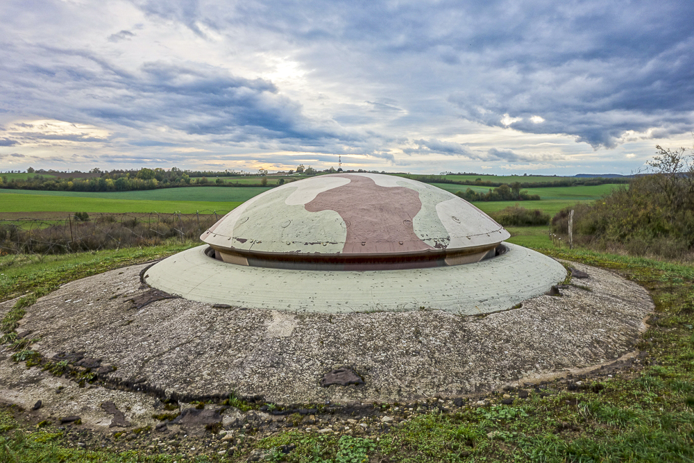 Ligne Maginot - ROHRBACH - FORT CASSO - (Ouvrage d'infanterie) - Bloc 1
Tourelle AM en position éclipsée - Michel Teiten