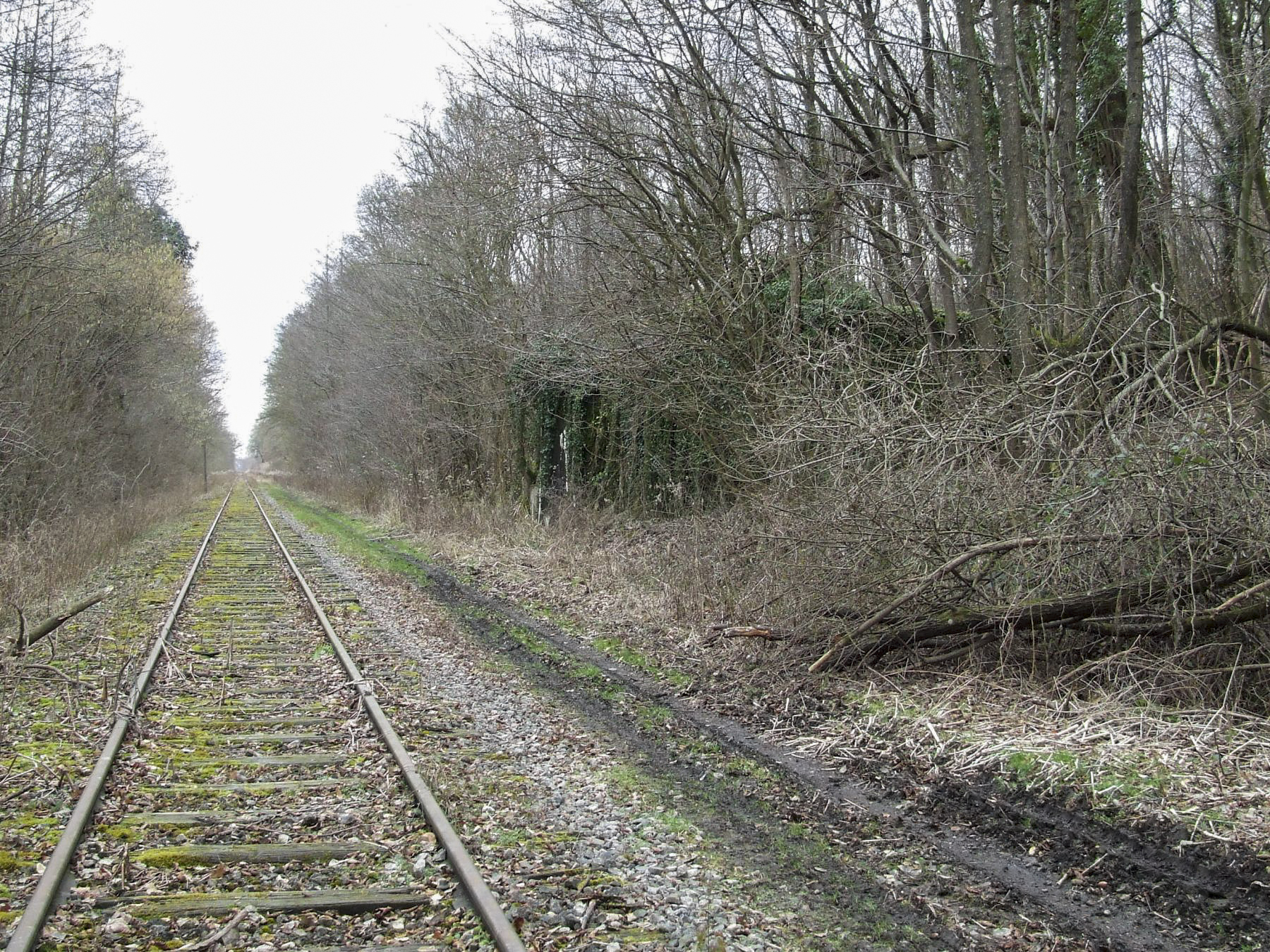 Ligne Maginot - SCHIRRHEINERWEG OUEST - (Casemate d'infanterie - Simple) - Le blockhaus est près de la voie ferrée. - STENGER Mathieu