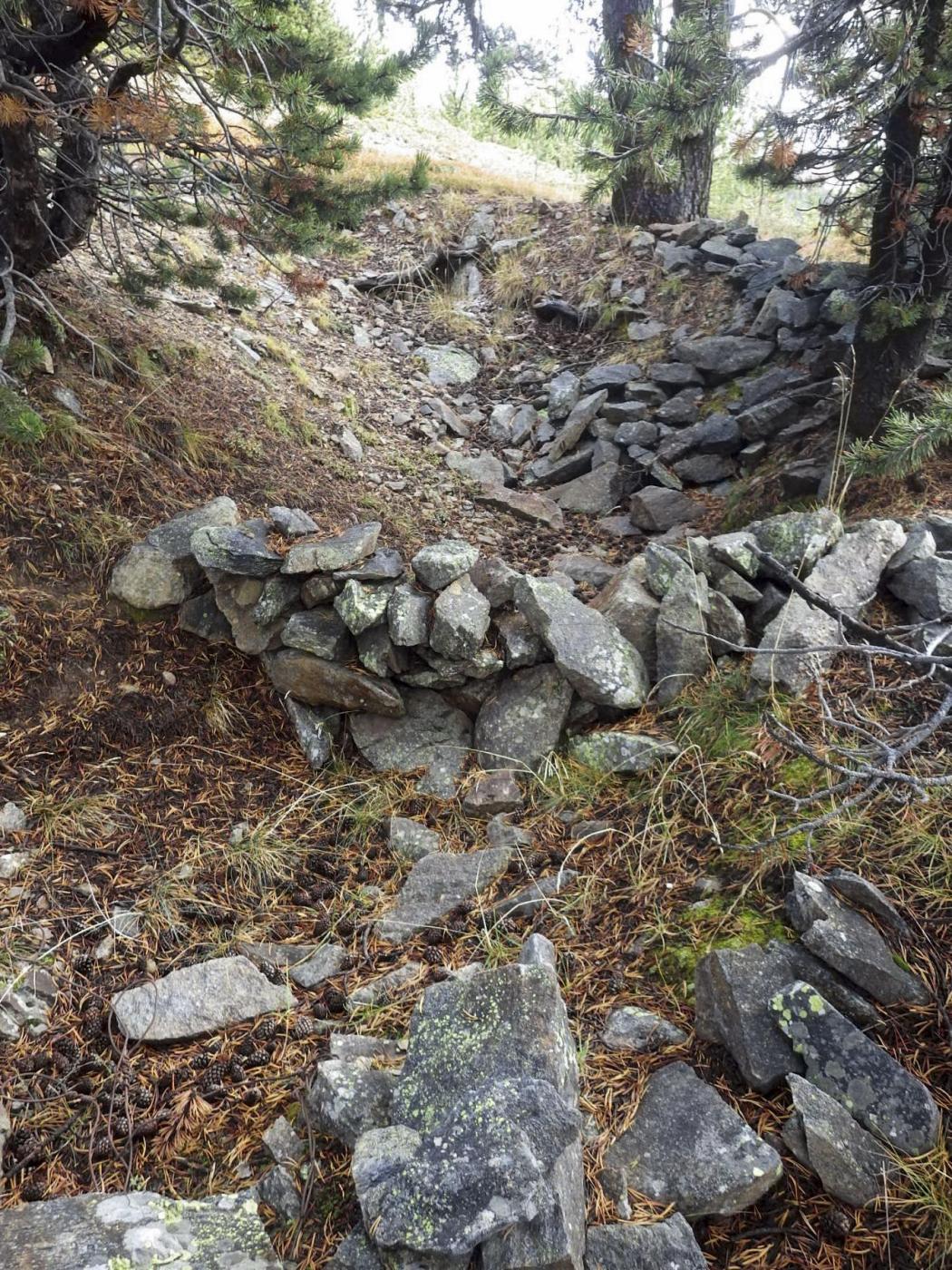 Ligne Maginot - COL DE GRANON (154° RAP - 8° BIE) - (Position d'artillerie préparée) - L'abri adjacent à l'emplacement d'un 145 mm le plus à l'est  - Jean Berthier