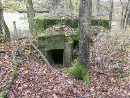 Ligne Maginot - CB89-A - BORNUNGSHOFF 2 - (Blockhaus pour arme infanterie) - L'avancée de l'entrée