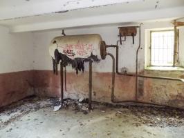 Ligne Maginot - LEMBACH - (Camp de sureté) - Chaufferie au rez-de-chaussée du bâtiment principal