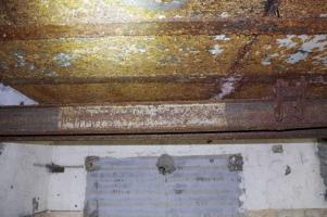 Ligne Maginot - METRICH NORD - C50 - (Casemate d'infanterie - Simple) - Le birail de support du canon anti-char.