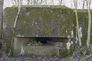Ligne Maginot - DB20 - (Blockhaus pour canon) - Créneau canon