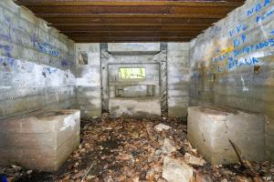 Ligne Maginot - DB214 - MORFONTAINE STADE - (Blockhaus pour canon) - L'interieur