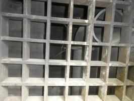 Ligne Maginot - AGAISEN (AN) - E03 - (Ouvrage d'artillerie) - Bloc cheminée
Deuxième grille de protection 