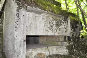 Ligne Maginot - Détail sur l'exterieur de la facade de tir - Détail sur l’extérieur de la façade de tir